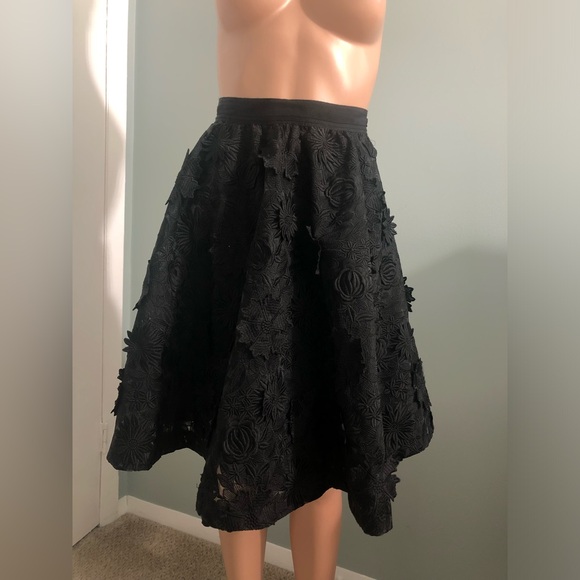ALICE +OLIVIA WOMENS “Tevin” FULL LACED SKIRT, size  10 - Picture 1 of 13